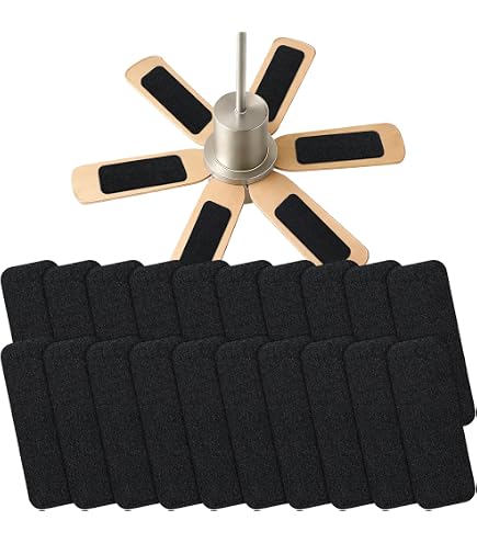 Coconut Shell Activated Carbon Ceiling Fan Filters – 3-Pack Unscented Dust Catcher Pads, Peel & Stick For Blades, Freshens Air & Removes Odors