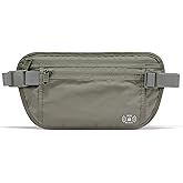 Pander RFID Blocking Travel Money Belt – Hidden Waist Pouch for Passport, Cash, Cards, Slim Belt Bag for Men and Women,