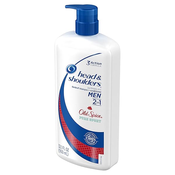 HEAD AND SHOULDERS OLD SPICE PURE SPORT 2-IN-1 ANTI-DANDRUFF SHAMPOO + CONDITIONER 31.4 FL OZ
