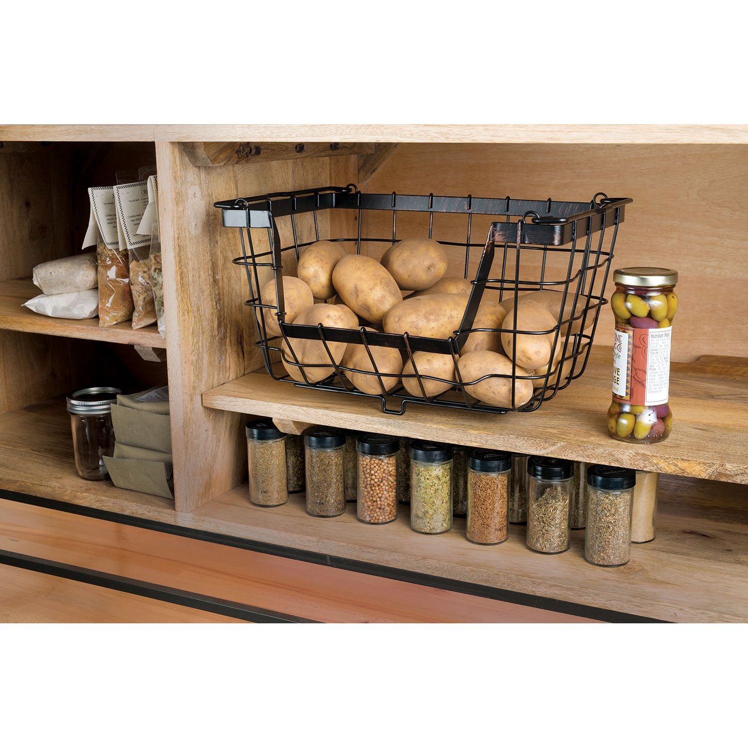 Giftburg 3Piece 3 Tier Stacking Fruit Utility Multipurpose Stackable