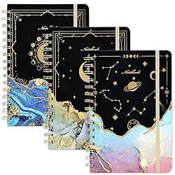 EOOUT 3 Pack Spiral Notebook Journals for