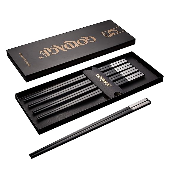 Foster (goldage) 5-pairs Fiberglas spülmaschinengeeignet Stäbchen 5-Pairs American Modernism