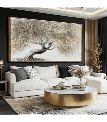 Amazon.com: Oliver Gal Silver Classic Number 5 Canvas Print Wall