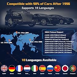 ZMOON ZM201 Professional OBD2 Scanner Diagnostic