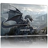 Playmat for MTG,Card Playmat Stitched with Zones