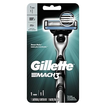 Gillette mach-3 razor #3 (047400648517)