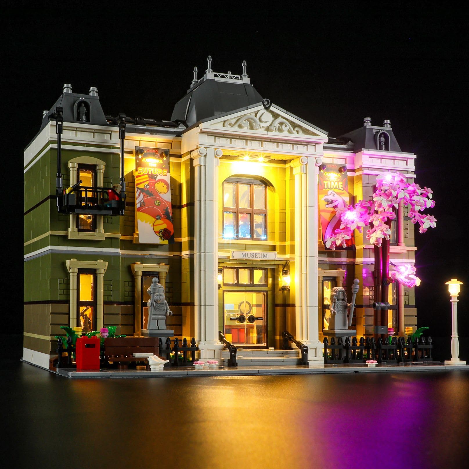 MENZAVA LED Light Kit Compatible with LEGO 10326 Natural History Museum Icons Building Blocks Model - Model Set NOT Included