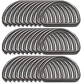 BIKICOCO Metal D-Rings Buckle, 1-1/2 Inch Non-Welded for Webbing Sewing DIY - Gunmetal - Pack of 30