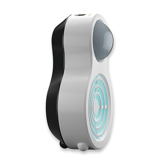 ISOTRONIC mobiler Hundeschreck/Katzenschreck mit Ultraschall für Scheune, Garten, Auto und Garage, besonders hohe Töne, Wechselfrequenz gegen Gewöhnungseffekt, aufladbar