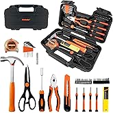 SOLUDE 40 Piece Home Tool Kit Small Basic Household Tool Set General Basic Home Tool Set All Purpose with Toolbox Great for f