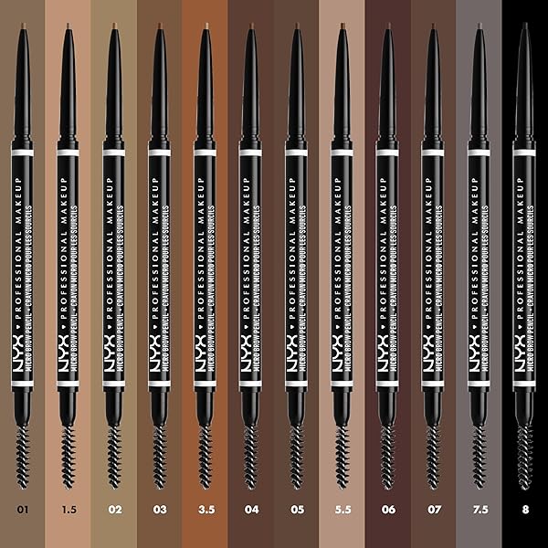 NYX PROFESSIONAL MAKEUP MICRO BROW PENCIL, PRECISE EYEBROW PENCIL – ASH BLONDE