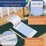Hoffi Guest Check Pads 10 Pack Server Note Pads 500 Checks Blue Paper view 3