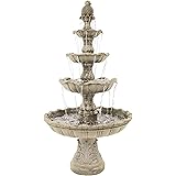 Amazon.com : Sunnydaze Grand Courtyard Outdoor Water Fountain - Large