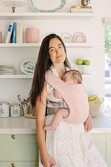 Ergobaby Embrace Baby Carrier Newborn Front Inward Blush Pink view 6