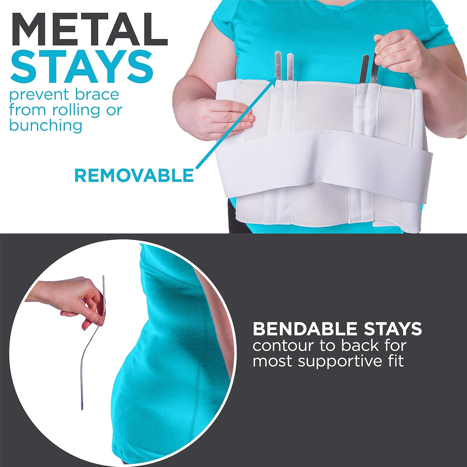 BraceAbility Plus Size XL Bariatric Back Brace - Extra Large Big and Tall Lumbar Support Girdle for Obesity Lower Back Pain in Extra Large, Heavy or Overweight Men and Women (Fits 45"-50"): Industrial & Scientific