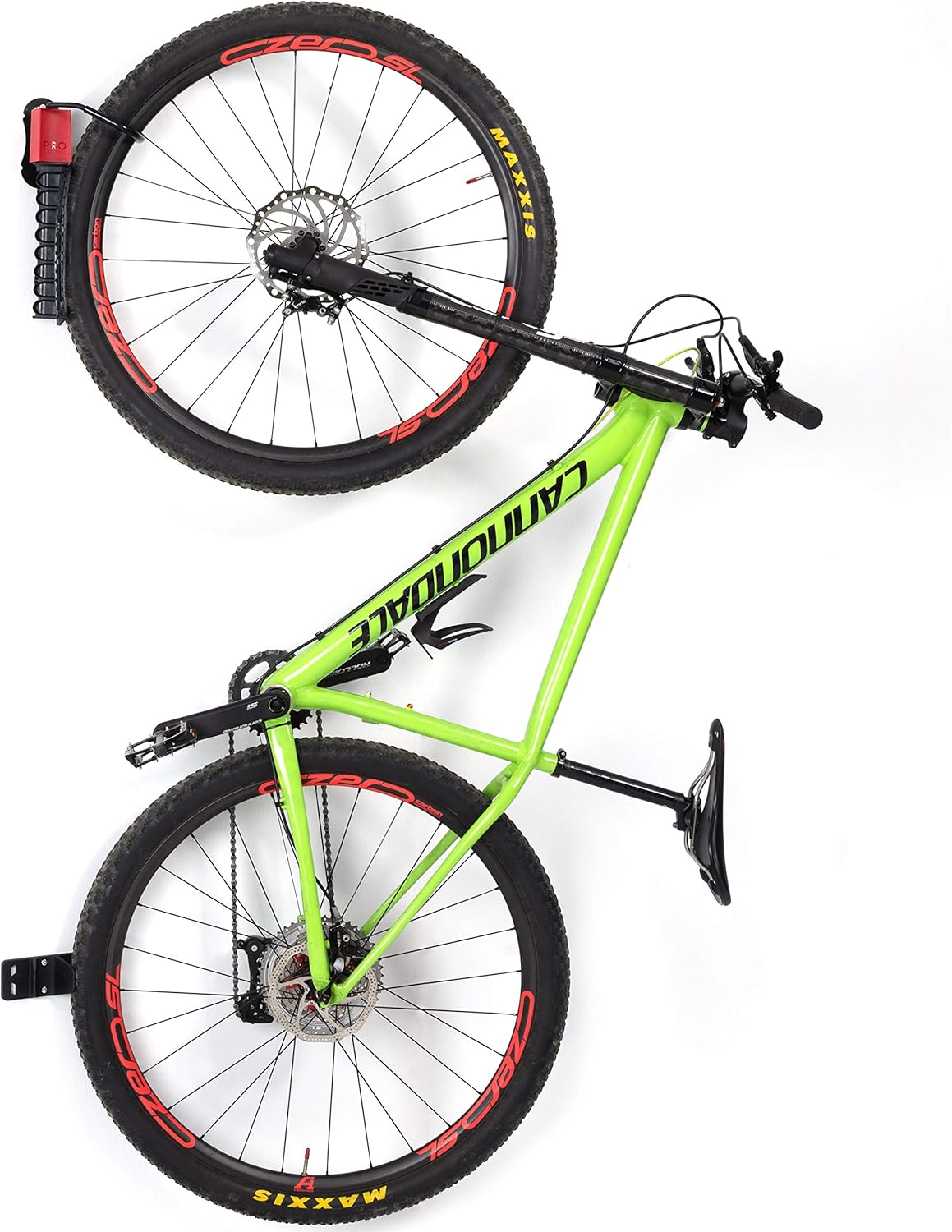 PRO BIKE TOOL Swivel Bike Wall Hanger - Vertical Indoor Storage Mount for 1 Bicycle in Garage or Home - Cycling Rack - Space Saver Holder, Hook for Bicycles - Hang Your Road, Mountain or Hybrid Bikes : Sports & Outdoors