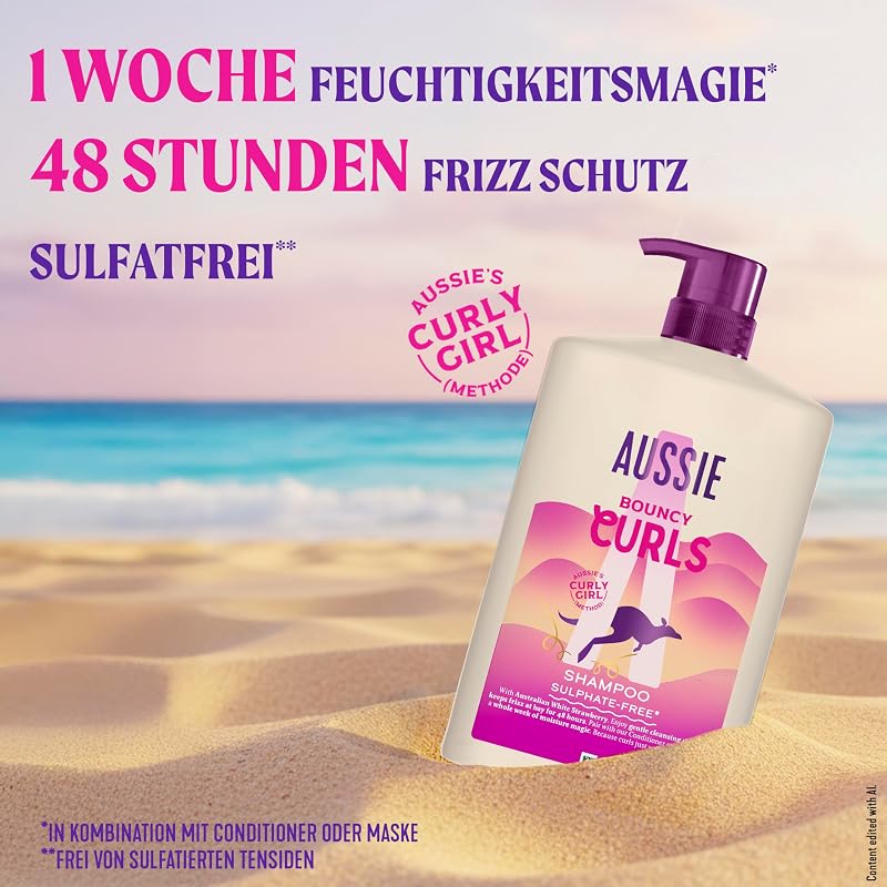 Bouncy Curls Shampoo 1000ml für Welliges und Lockiges Haar — Foto 3 von 8