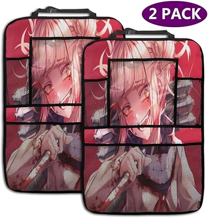Amazon アニメゲームワンピースカー後部座席オーガナイザー4大型収納キッドスナックウォーターボトルおもちゃドリンクと省スペース収納 シートカバー 車 バイク