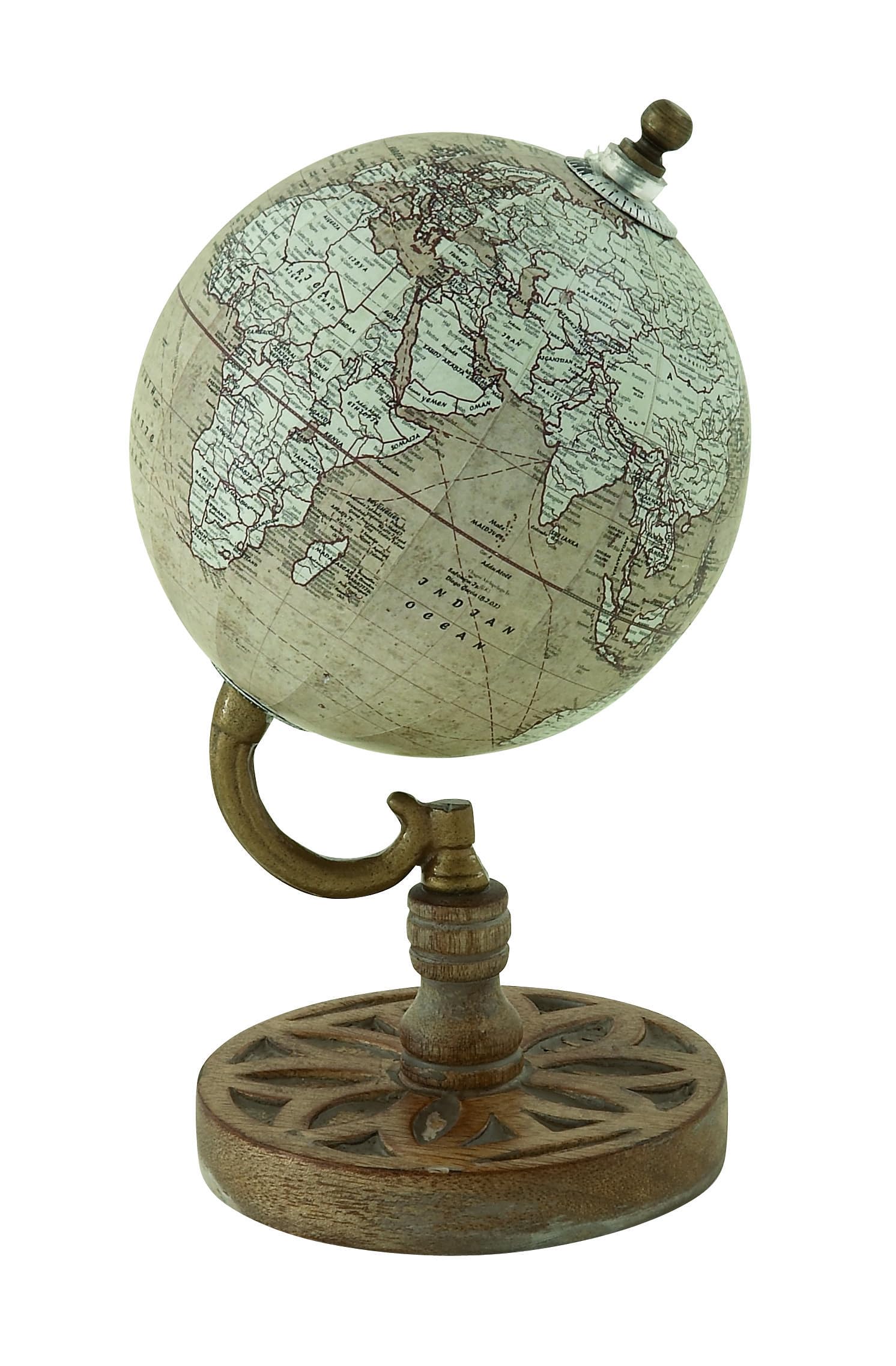 Deco 79 Wood Globe, 5