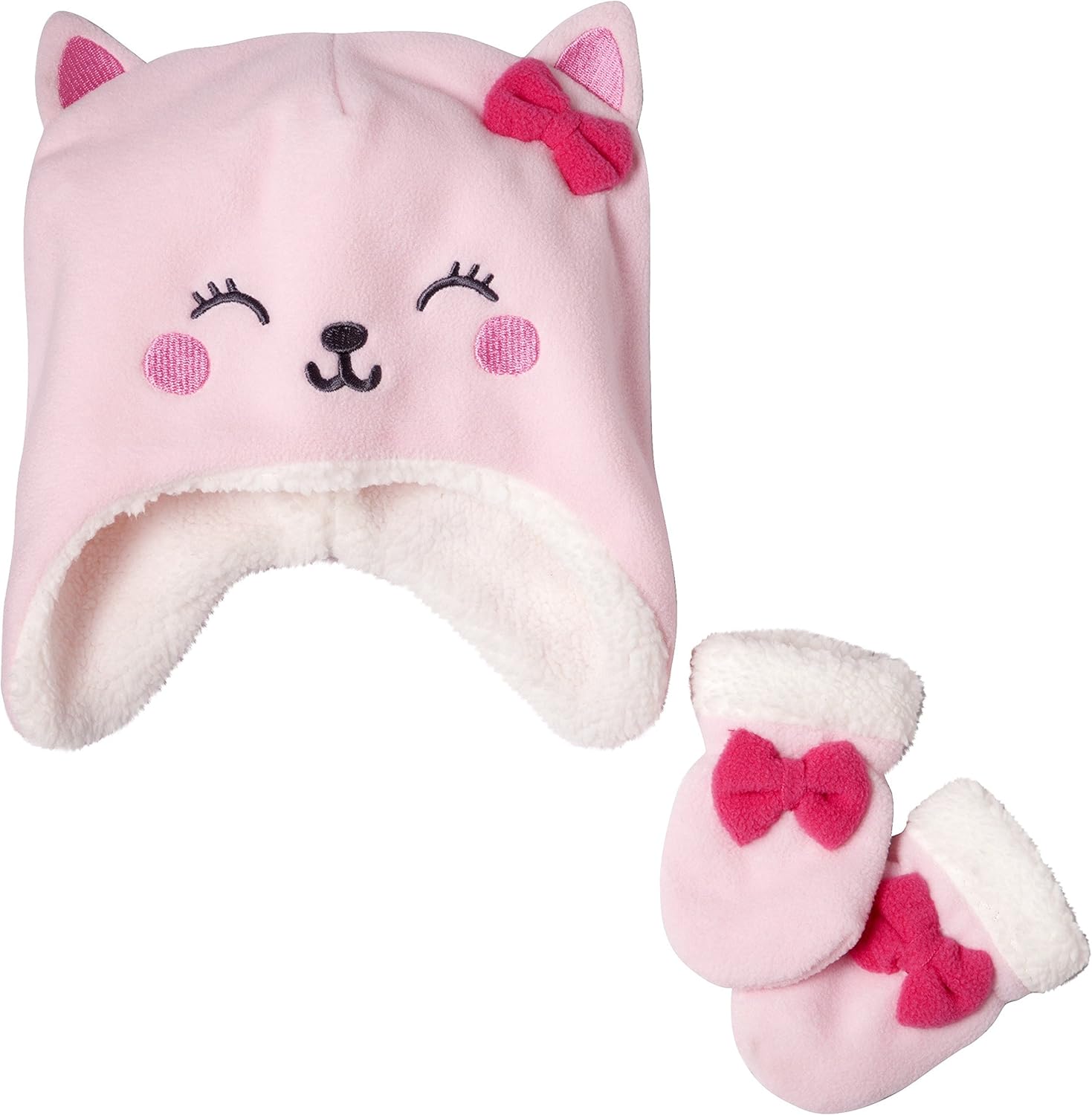 Carter's Just One You Baby Fleece Hat and Mitten Set