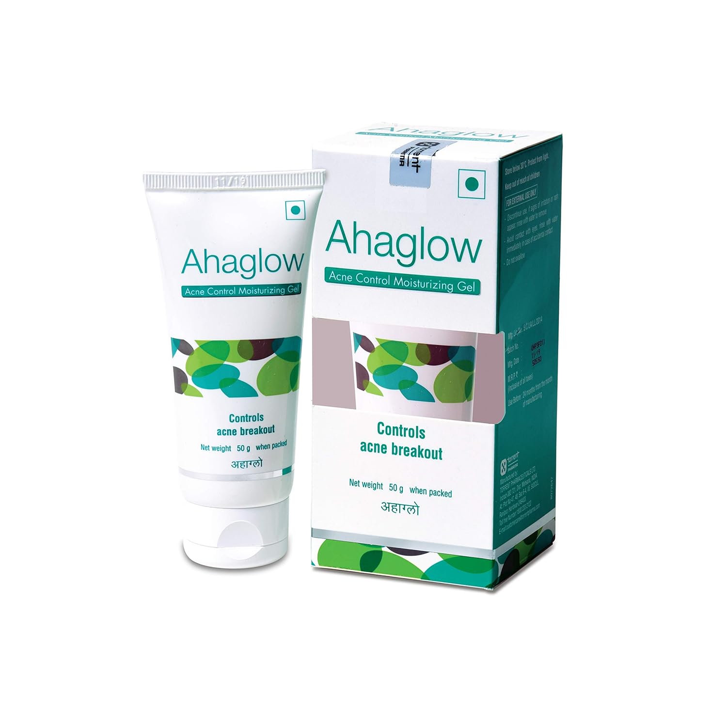 ahaglow acne control moisturizing gel