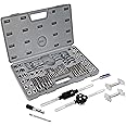 ABN Metric and SAE Standard Tap and Die 60-Piece Rethread Set Rethreading Kit for Cutting External and Internal Threads