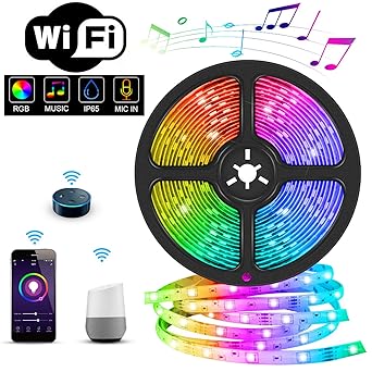 led lights google home