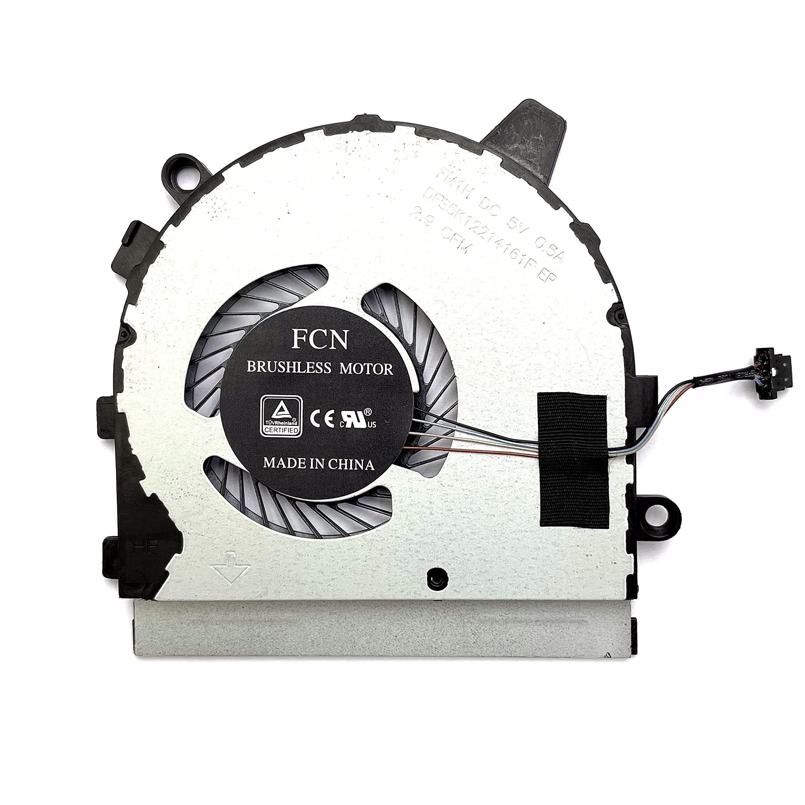Photo 1 of Replacement New Laptop CPU GPU Cooling Fan for Dell Inspiron 13 7390 2-in1 & Dell Inspiron 13 7391 2-in1 Laptop P/N: 0HYPYN HYPYN 023.100GI.0011