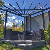 Amazon.de: Gartenpirat Eckpergola 240 x 240 x 220 cm Pergola aus Holz