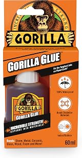 Gorilla Glue 60ml All-Purpose Adhesive Bonding Stone Metal Wood