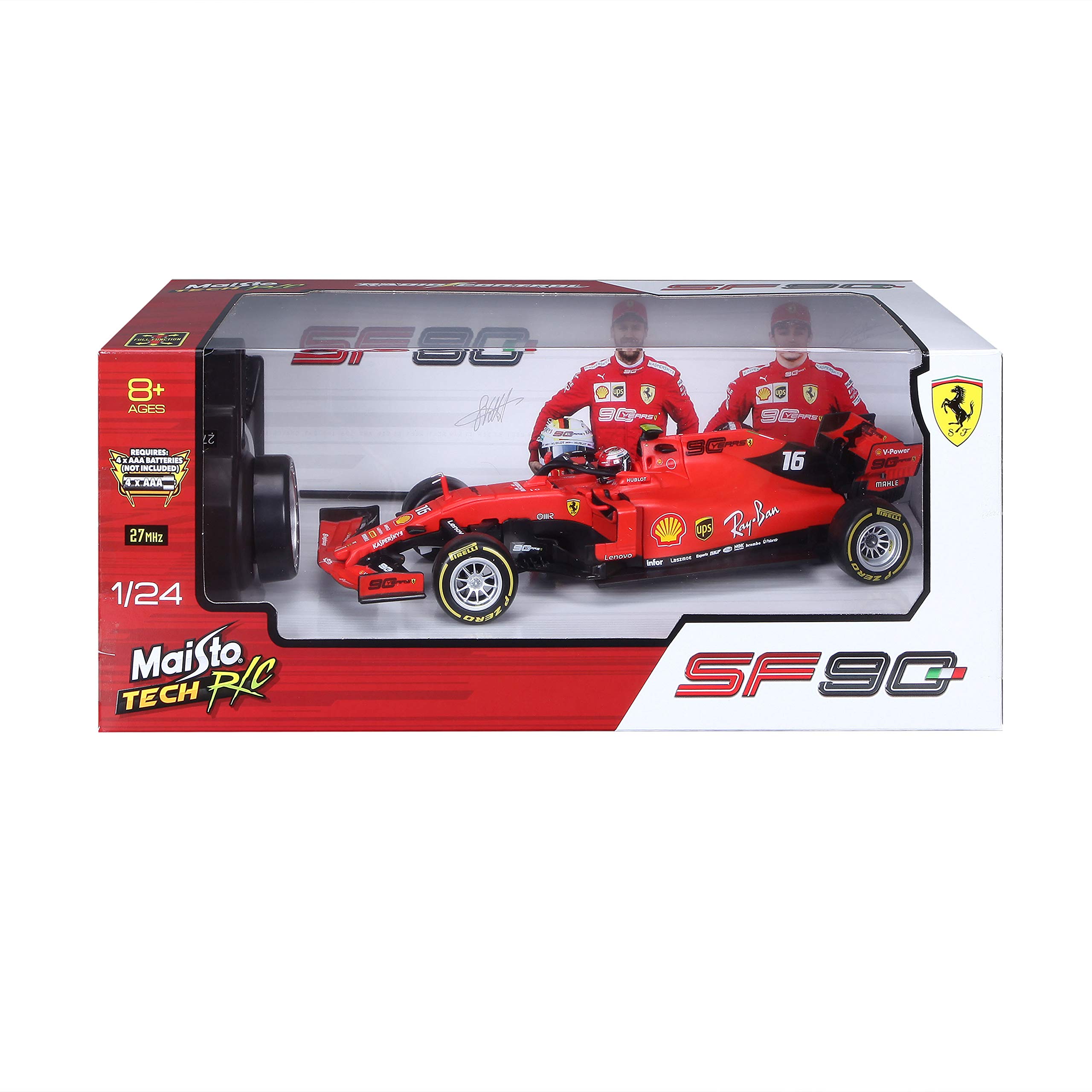 Maisto M81384L 1:24 RC F1 Ferrari SF90 2019 Season Leclerc, 81384
