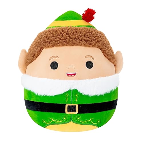Squishmallows Original 8in Buddy the Elf – Official Jazwares Plush (Little)