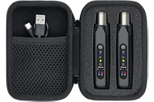 co2CREA Hard Case Compatible with Xvive P3D Wireless XLR Bluetooth Receiver (Case Only)