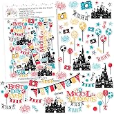 Paper Die Cuts - Magical Moments - for Disneyland Walt Disney World - Over 60 Cardstock Scrapbook Die Cuts - by Miss Kate Cuttables