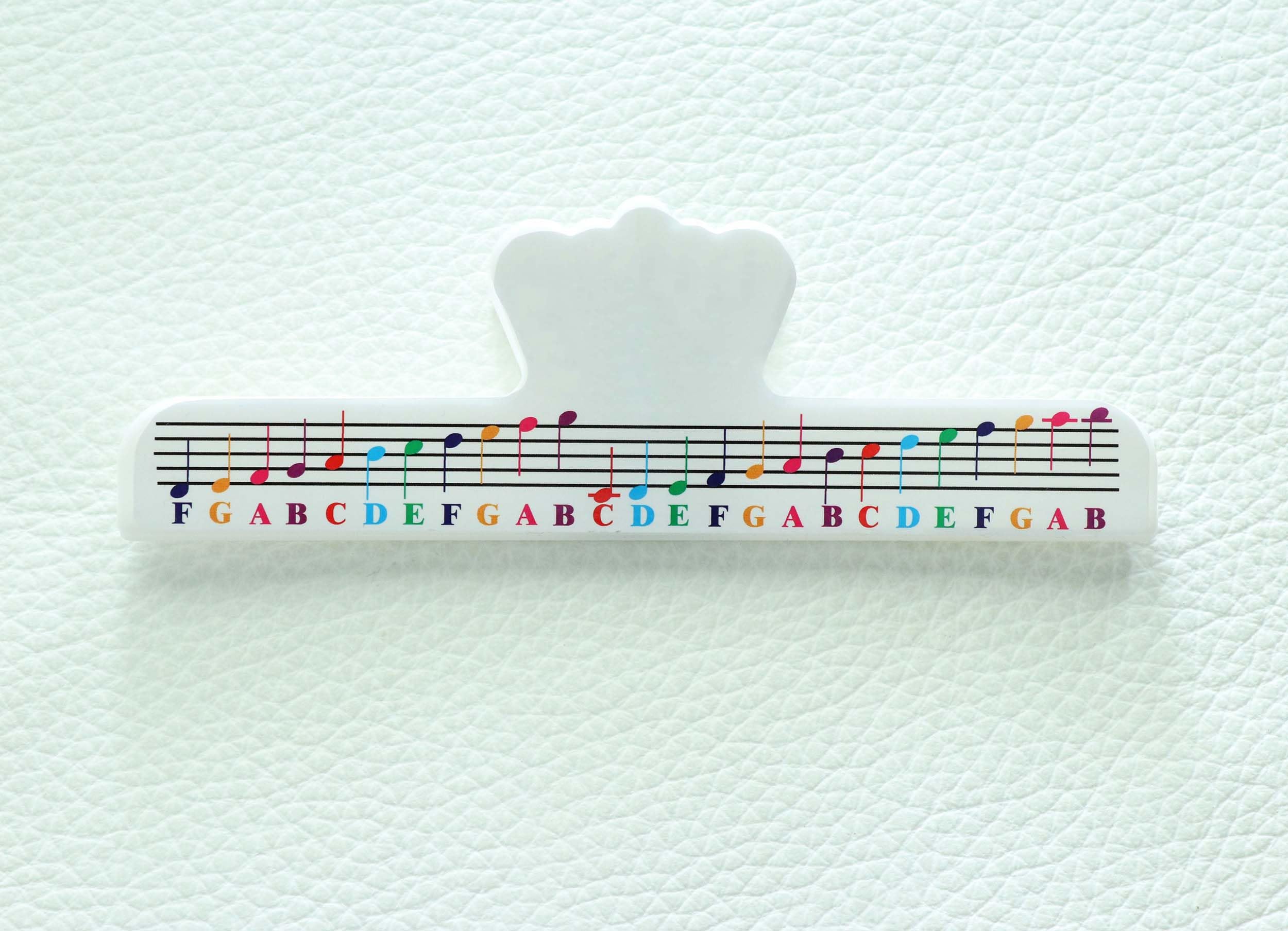 Music Book Page Clip Holder with Color Piano Stickers - Perfect for Piano Players and Musicians to Streamline Their Playing Experience