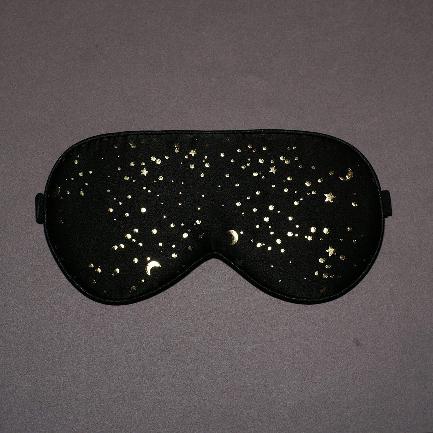 townssilk 100% Silk Sleep mask with Adjustable Strap,Comfortable and Super Soft Eye mask Ultimate Sleeping aid,blindford Golden Moon - Image 5