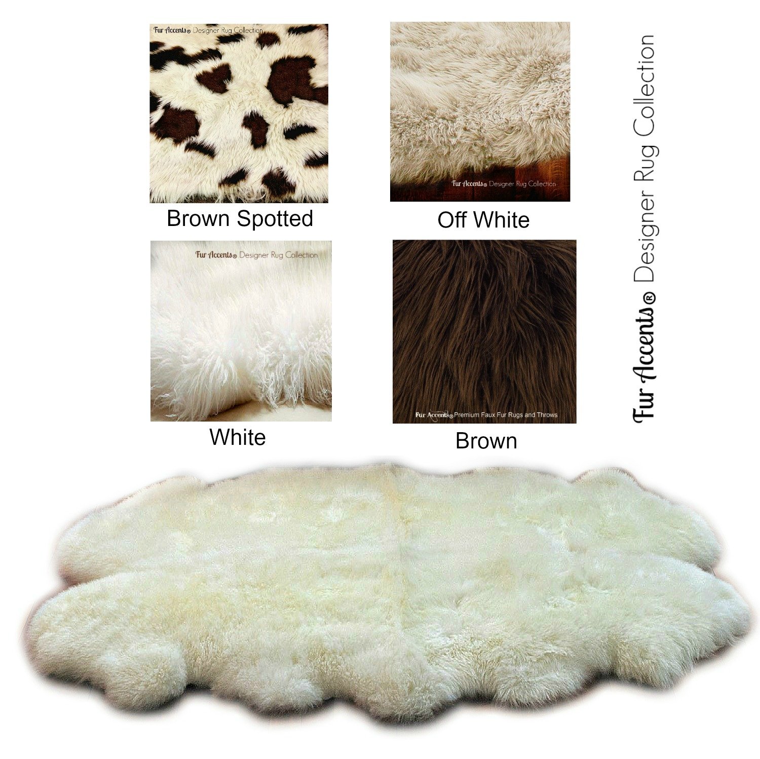 Amazon Thickest Faux Fur Sheepskin Area Rug Living Room