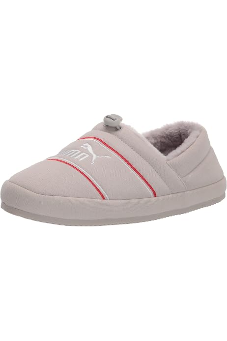 Amazon.com | PUMA Men's Tuff Moccasin Slipper, Black Whit, 4 | Slippers