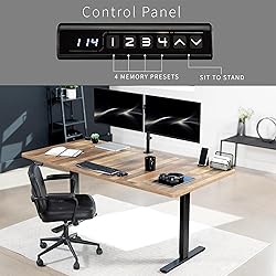 VIVO Electric 71 x 36 in Standing Desk, Memory