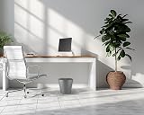 Zuvo 5L Plastic Paper Bin Wave Design Grey Office Desk Bin view 7