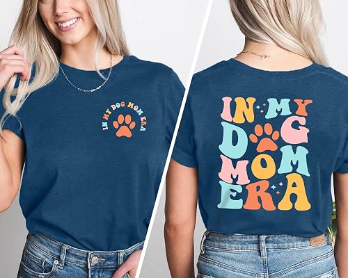 Dog Mom Era T-Shirt: Cute Paw Print Tee For Women - Perfect Summer Top...