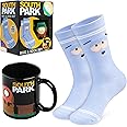 South Park Mug and Socks Gift Set, Calf Socks and 11.2oz Coffee & Tea Mug Ceramic, Novelty Funny Gifts, Secret Santa Gift