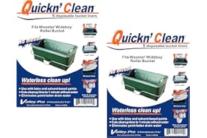 VALLEY PRO PRODUCTS Quickn'Clean Wooster Wide Boy Bucket Liners, 10 Count 2-Pack. Does NOT fit Purdy.