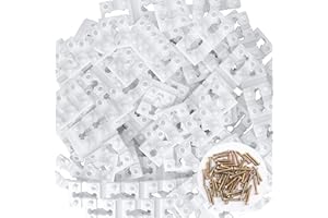 WEHHBTYE 96 Pcs Switch and Receptacle Spacer for Loose Outlet Plug Fix - Outlet Spacers for Electrical Box - Electrical Extender Outlet Shims Light Switch Spacer with 30 Pcs Screws