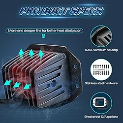 Flush Mount LED Pods, Niwaker 2pcs 5'' 100W CREE