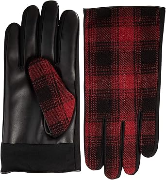 isotoner men's leather driving gloves