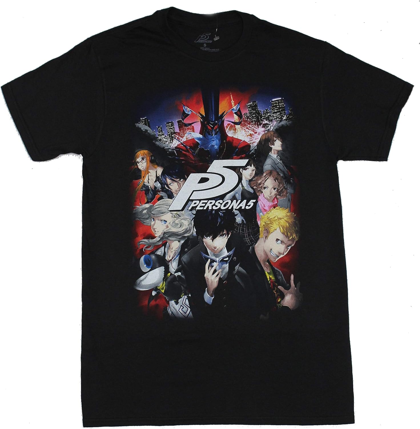 Persona 5 Mens T-Shirt - Original Game Cover Box Art Image