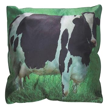 Twisha Cow Pillow 12 X 12 X 4 Inch