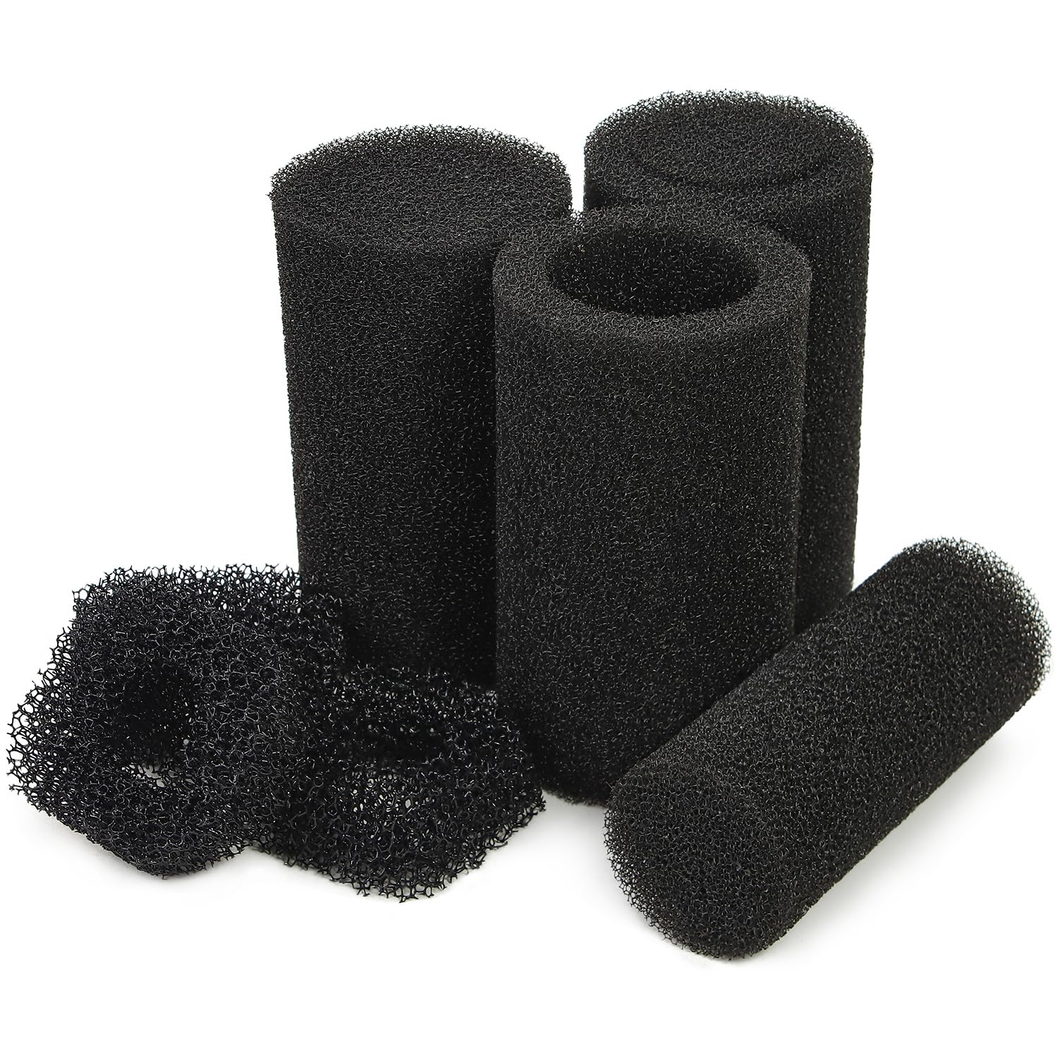 LTWHOME Round Foam Filter Sponge Set Fit for All Pond Solutions CUP-129 Filter(Pack of 3 Sets)