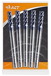 ACCUCUT I4KES 1/8” Carbide Square End Mill- 4